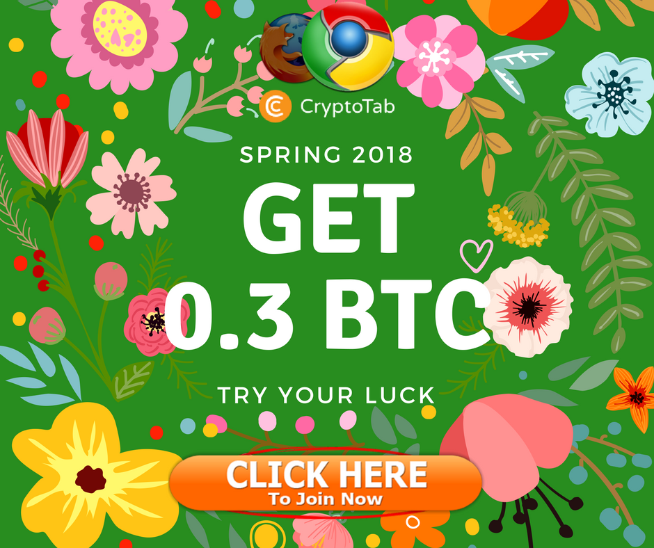 CryptoTab Spring BTC Giveaway